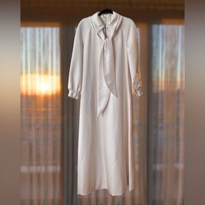 Vintage 70s Baby Pink Gown 🤩🩷 EUC!